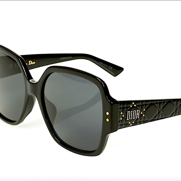 CHRISTIAN DIOR LADYDIORSTUDS5F 807IR BLACK/GREY WOMEN’S SUNGLASSES main image 4